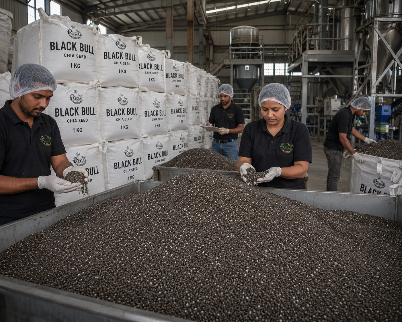 Seed processing plant